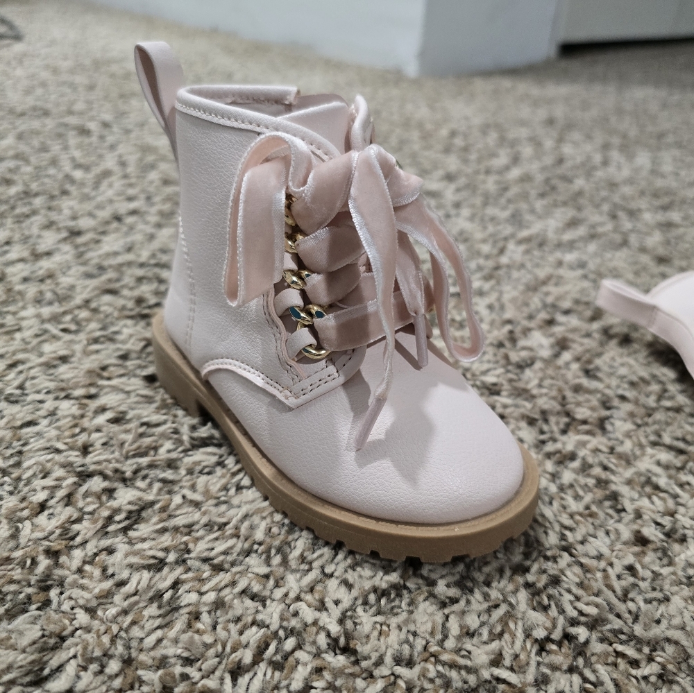Stylish Pink Kids Boots